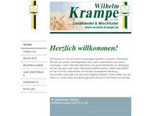 Tablet Screenshot of muehle-krampe.de
